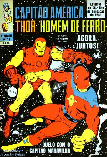 Download de Revista  Capitão América, Thor e Homem de Ferro (A Maior - série 1) - 03
