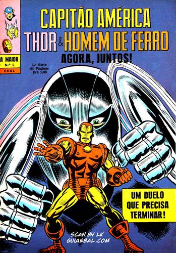 Download de Revista  Capitão América, Thor e Homem de Ferro (A Maior - série 1) - 05