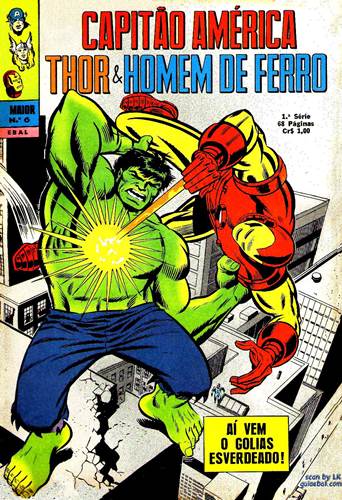 Download de Revista  Capitão América, Thor e Homem de Ferro (A Maior - série 1) - 06