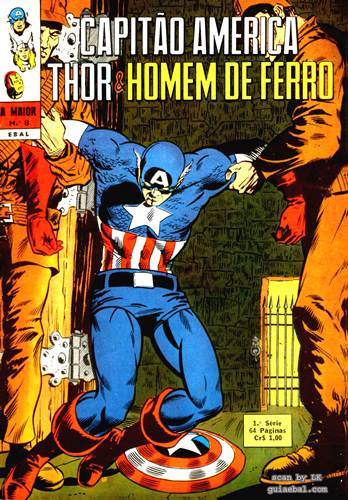 Download de Revista  Capitão América, Thor e Homem de Ferro (A Maior - série 1) - 08