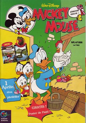 Download de Revista  [ROMÊNIA] Mickey Mouse - 1998.04