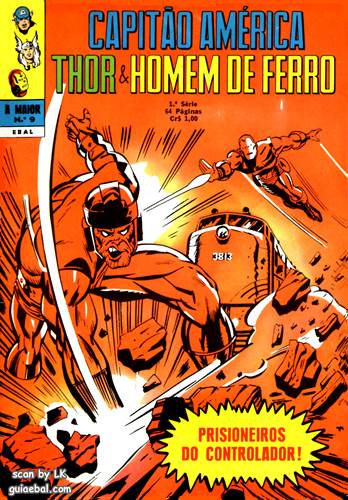 Download de Revista  Capitão América, Thor e Homem de Ferro (A Maior - série 1) - 09