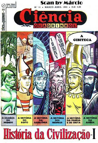 Download de Revista  Ciência em Quadrinhos (Ebal, série 1) 11 - História da Civilização I