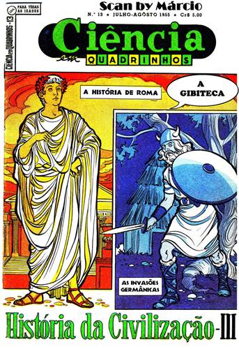 Download de Revista  Ciência em Quadrinhos (Ebal, série 1) 13 - História da Civilização III