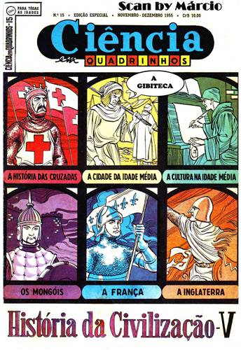 Download de Revista  Ciência em Quadrinhos (Ebal, série 1) 15 - História da Civilização V