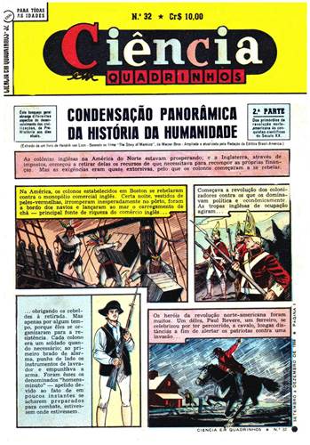 Download de Revista  Ciência em Quadrinhos (Ebal, série 1) 32 - História da Humanidade