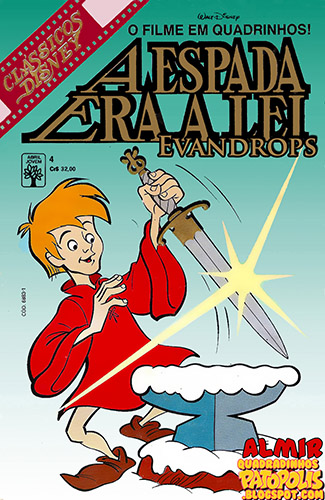 Download de Revista  Clássicos Disney O Filme em Quadrinhos! (1990) - 04 : A Espada era a Lei