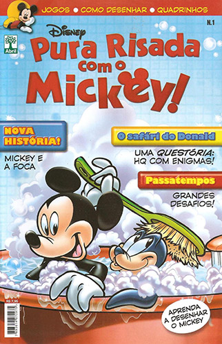 Download de Revista  Pura Risada com o Mickey! - 01