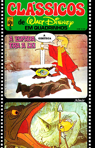 Download de Revista  Clássicos de Walt Disney em Quadrinhos (1978-80) - 05 : A Espada era a Lei