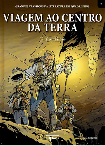 Download de Revista  Grandes Clássicos da Literatura em Quadrinhos (Del Prado) - 07 : Viagem ao Centro da Terra