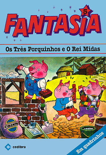 Download de Revista  Fantasia em quadrinhos (Cedibra) - 05 : Os Três Porquinhos e O Rei Midas