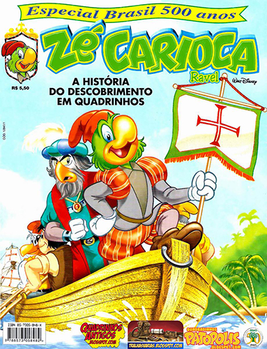 Download de Revista  Zé Carioca Brasil 500 Anos