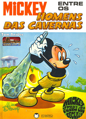 Download de Revista  Mickey Através dos Séculos (Edinter) - 05 : Mickey Entre Os Homens das Cavernas