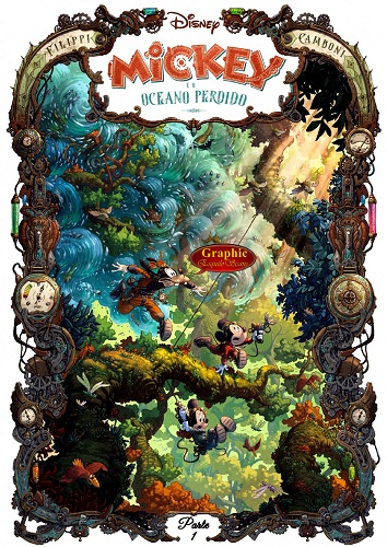 Download de Revista  Graphic EsquiloScans - Mickey e o Oceano Perdido - Parte I (Disney by Glénat 05)