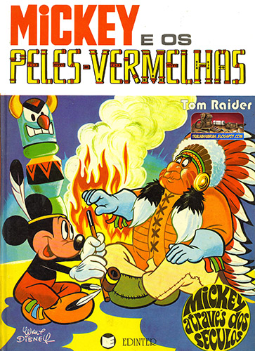 Download de Revista  Mickey Através dos Séculos (Edinter) - 01 : Mickey e os Peles-Vermelhas